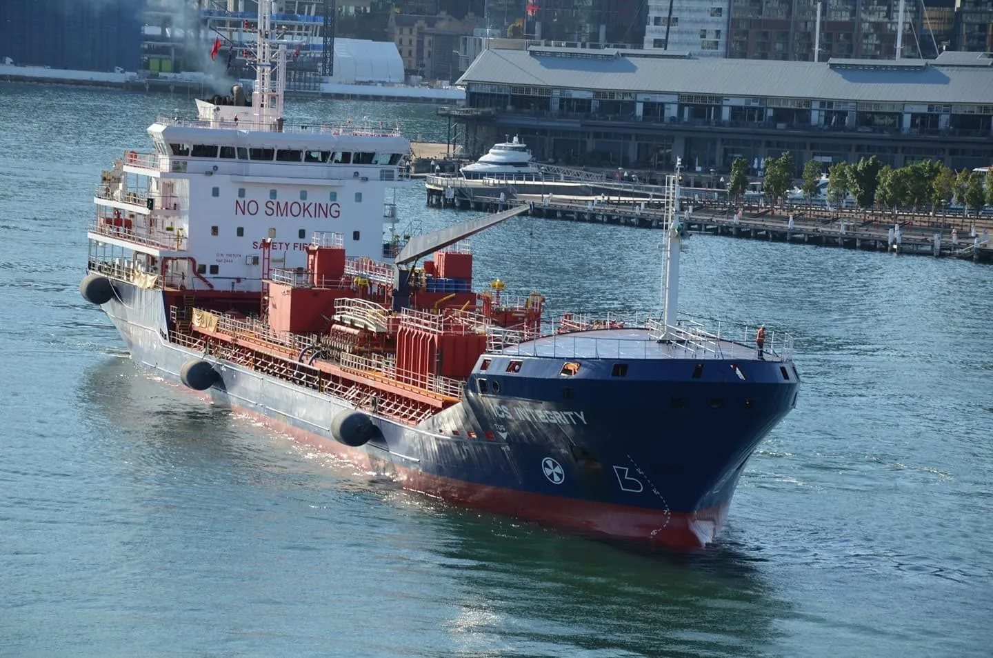 ICS Integrity under way in Sydney Harbour